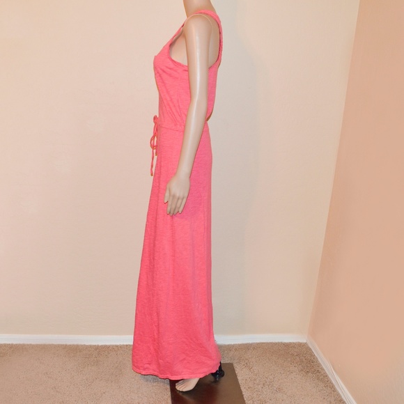 CALVIN KLEIN Performance Pink Racerback Maxi Dress - Picture 4 of 6